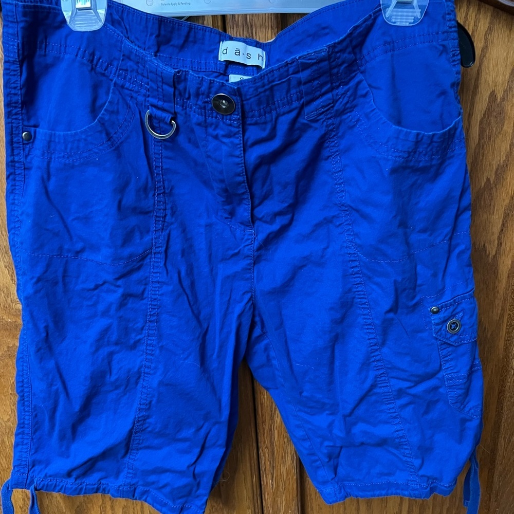 Dash Women's Vibrant Blue Bermuda Shorts